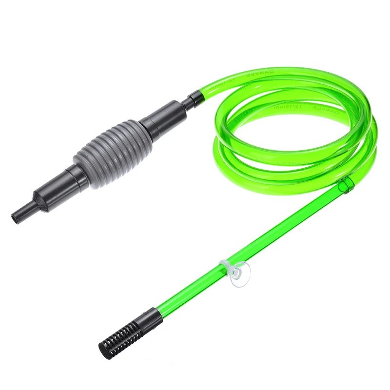 Насос для очистки аквариума вакуумный очиститель сифона смены воды и гравия