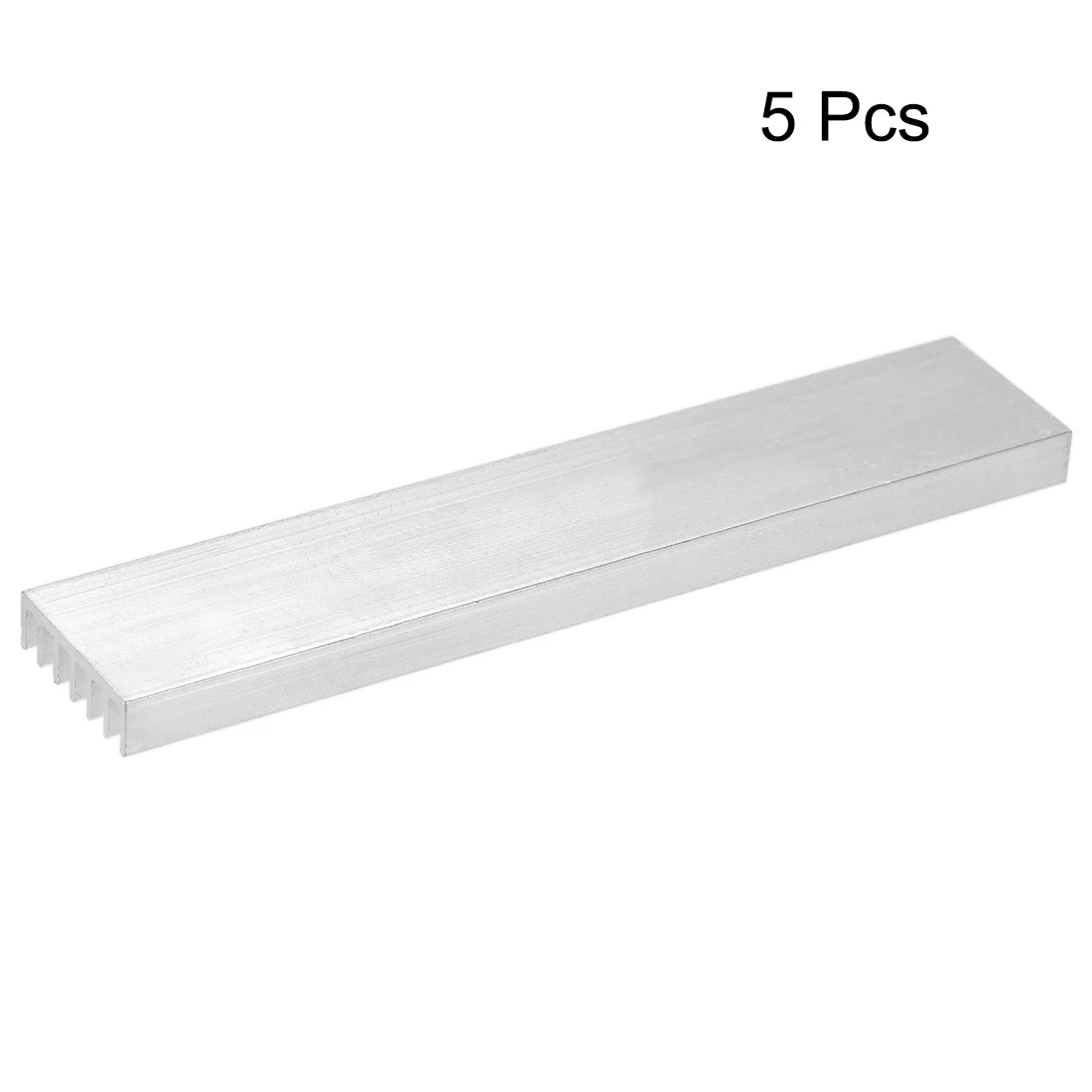 

uxcell Parallel Line Notch Heatsink for MOS GPU IC Chip Silver 100 x 20 x 6 mm 5pcs