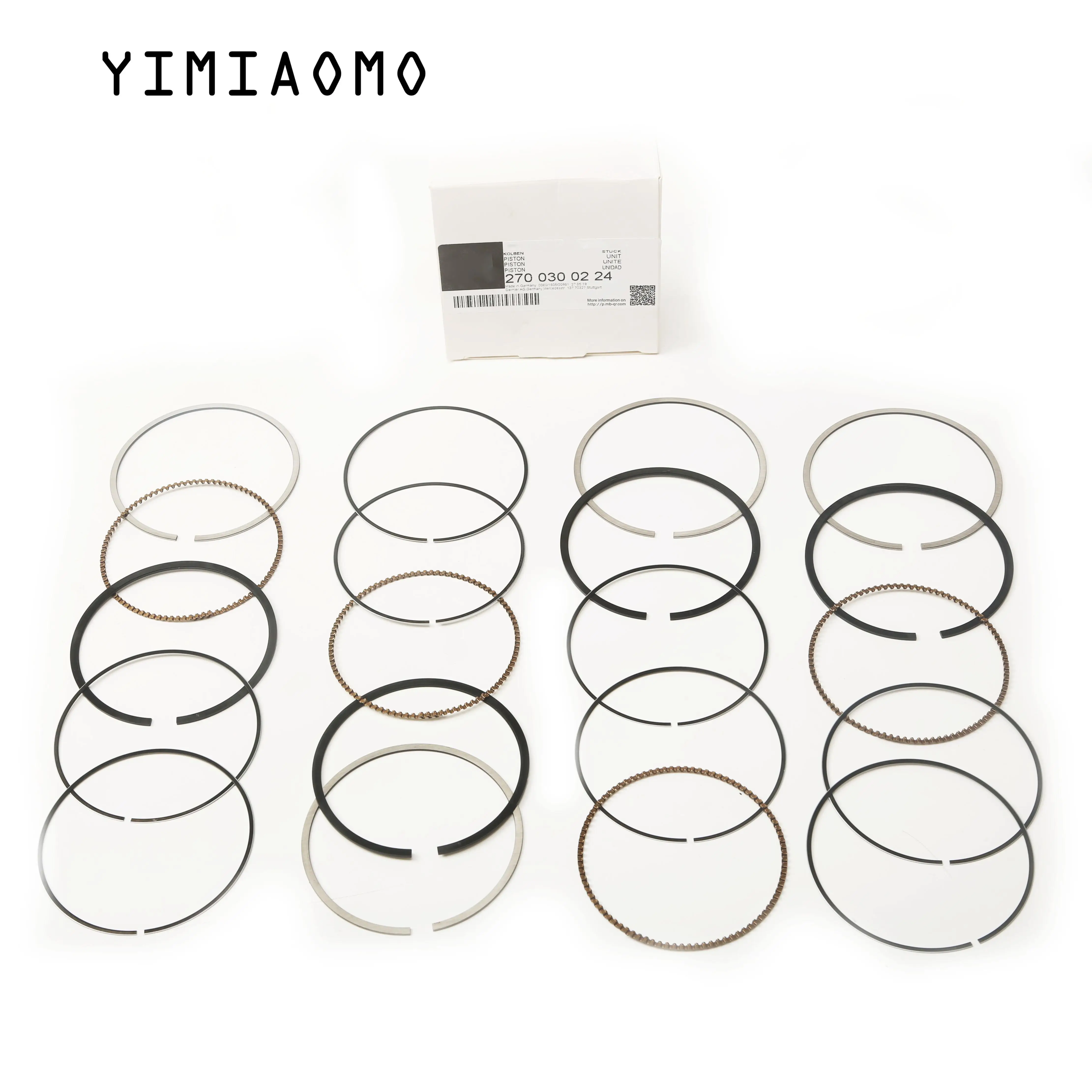 

A2700300124 4x Piston Rings Set Cyl.Bore 83MM For BENZ M270.910 M270.920 1.6T 2.0T W246 W447 C205 S205 800114310000 08-440500-00