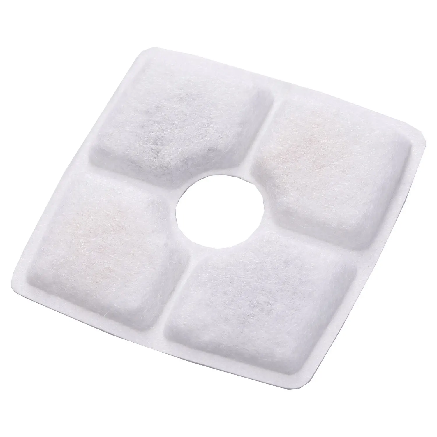 Питомец кошачий фонтан фильтр 4 шт. угольный фильтр Замена для фонтана для кошек собак домашних животных питьевая вода