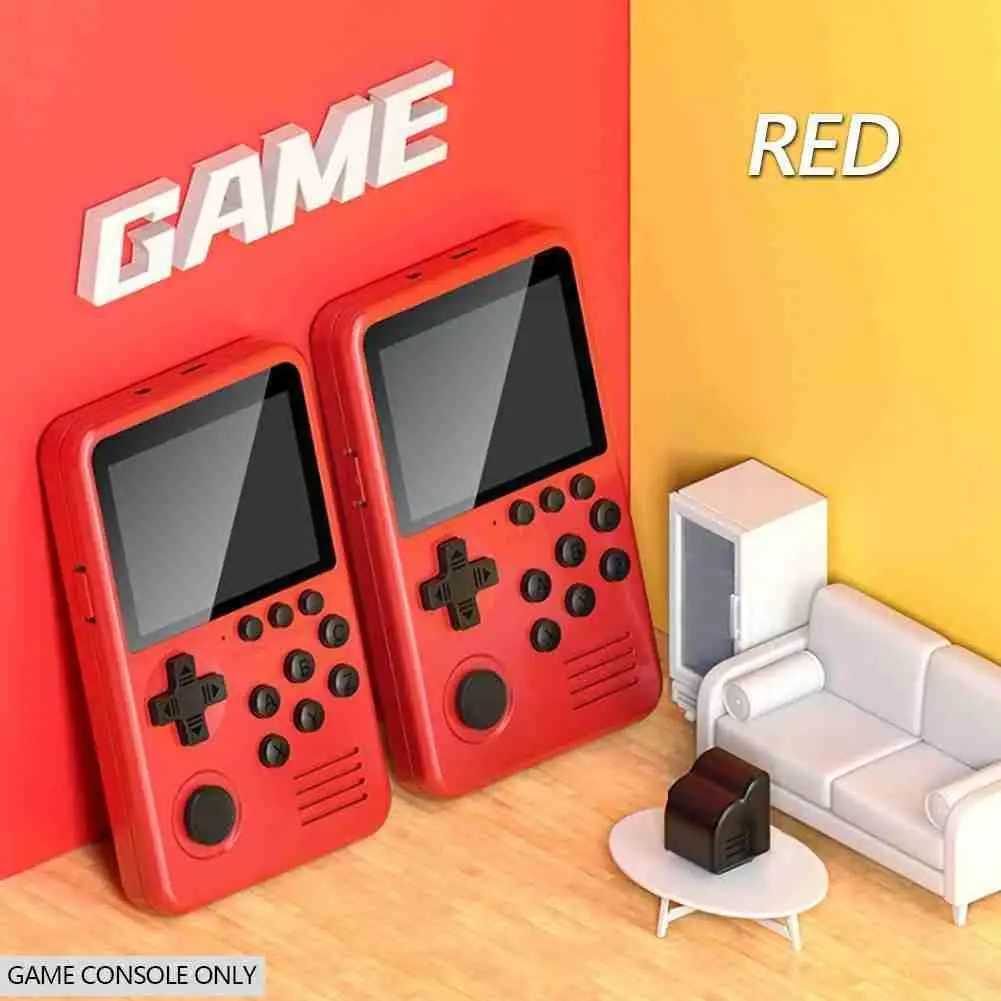 newest m3s m3 plus 3 2inch mini portable game console free memory gift games retro kids card 4gb 1500 b0m7 free global shipping