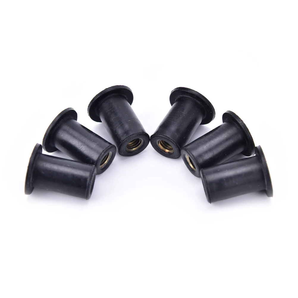 

HOT 6 x Rubber kayak accessories jack nuts pack Well Nuts M5 Rubber Well Nuts Blind Fastener rivet fishing