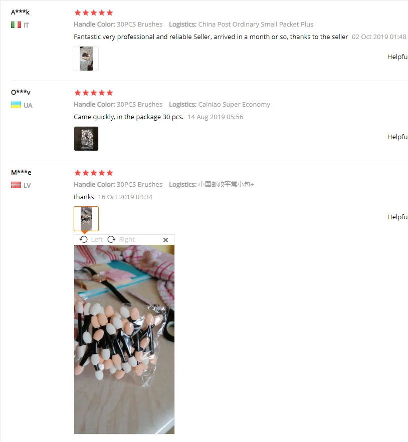 30PCS Disposable Eyeshadow Brushes Kits Dual Sided Sponge Nylon Sets Eye Shadow Makeups For Cosmetic Applicator | Красота и здоровье