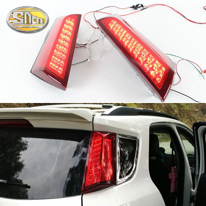 1 пара светодиодные задние дальнего светильник хвост для Ford Ecosport 2013 2014 2015 2016 2017 2018