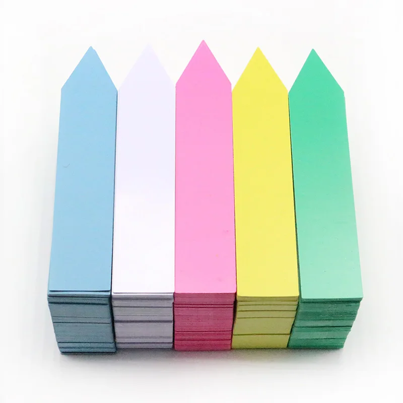 

New 5 X 1 Cm Long Plastic Plant Seed Labels Pot Marker Nursery Garden Stake Tags