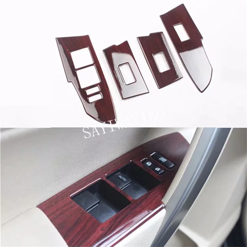

For toyota corolla 2014-2017 Window Control Panel Glass Lifter Switch Cover Protectors Trim Car decoration Auto Accessories