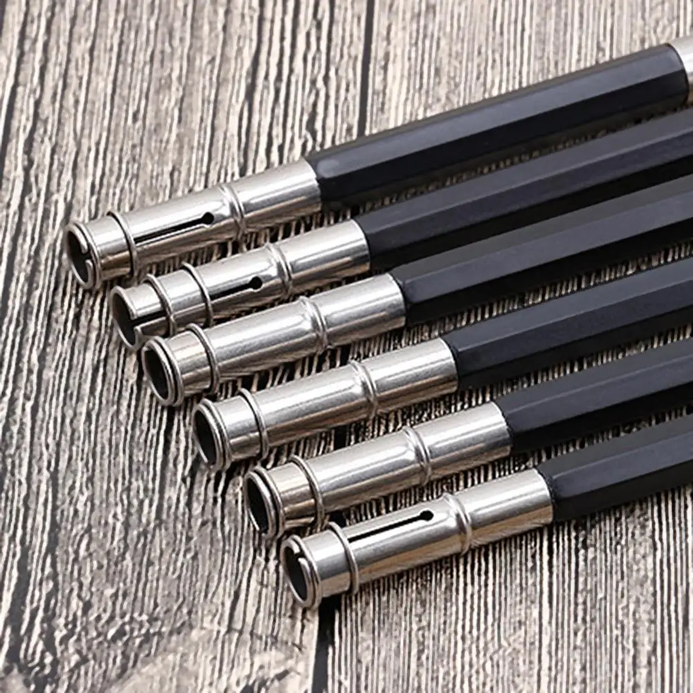 

Adjustable Dual Head Pencil Extender Holder Sketch School Art Write Tool