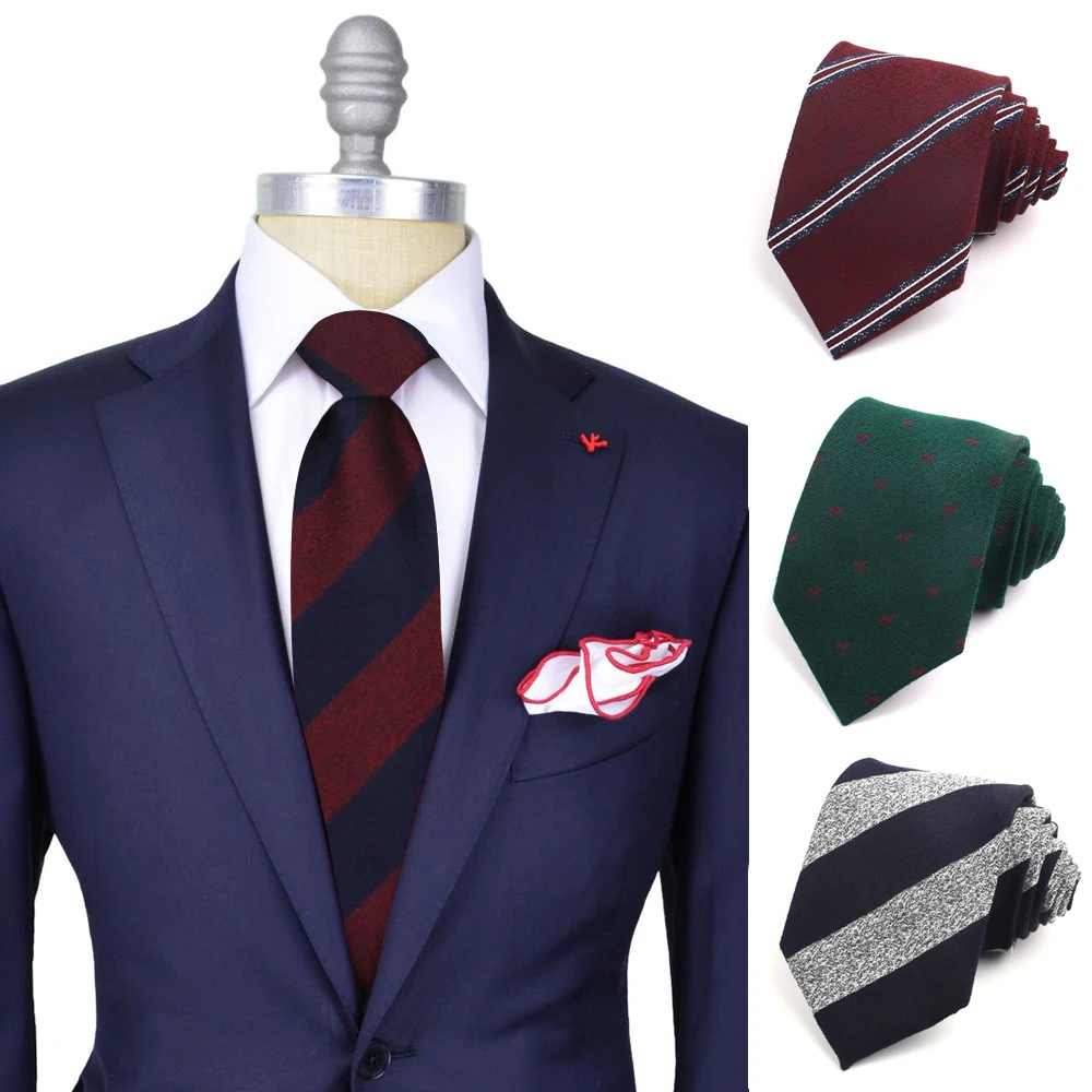 Classic Tie Casual Male Necktie Green Gravatas