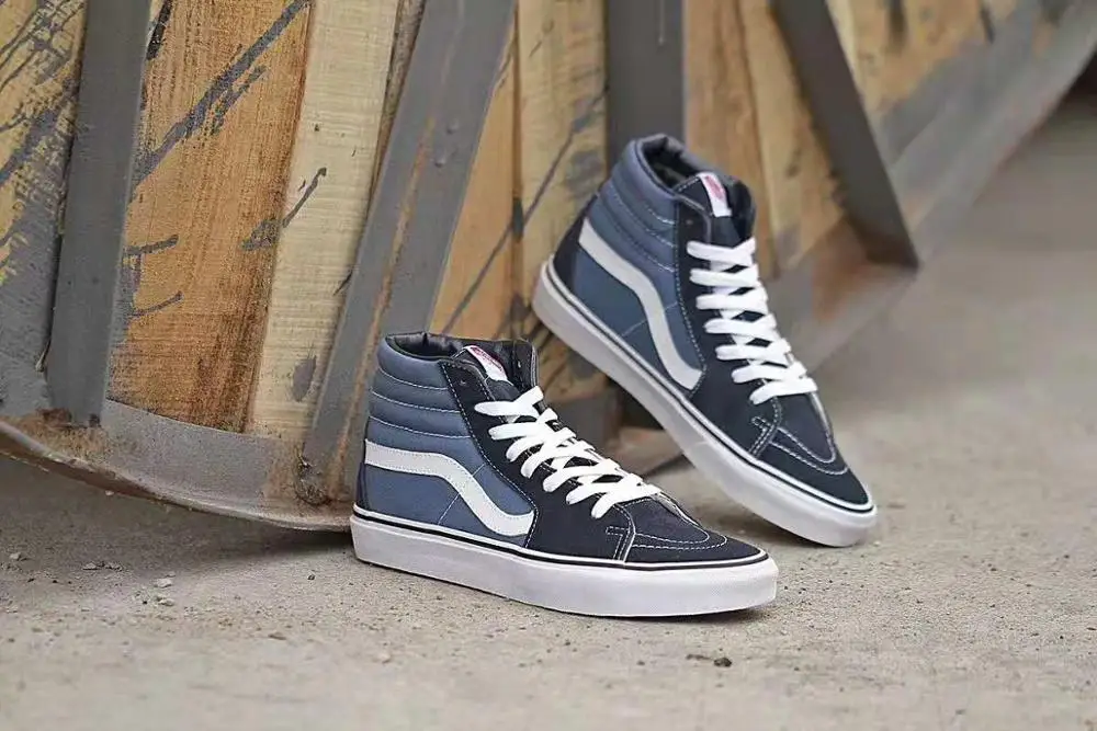 

Original wall van Sk8-Hi men's / women's shoes old wall van SK8-Hi Slippers Size 36-44