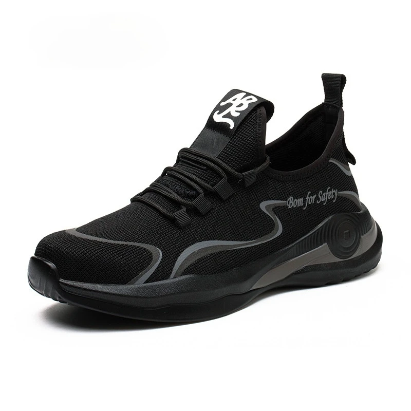 

Indestructible Shoes Men Safety Shoes Women Steel Toe Cap Puncture-Proof Boots Lightweight Breathable Couples Work Sneakers