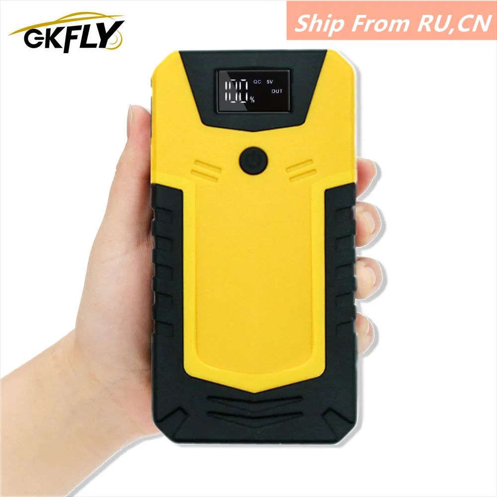 

GKFLY Portable Starting Device 12V Car Jump Starter Power Bank Petrol Diesel Car Charger For Car Battery Booster Buster LED