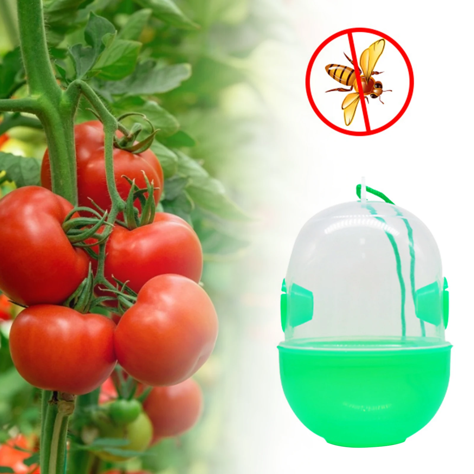 

Hot Sale Bee Trapper Pest Repeller Insect Killer Pest Reject Insects Flies Hornet Trap Catcher Hanging On Tree Keeping Tools