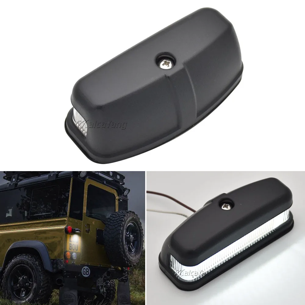 

LED License Number Plate Light For Land Rover Defender 90 110 1990-2016 Series 2 2A & 3 White Rear Tail Lamp