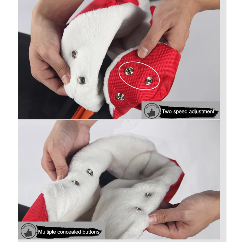 

Stroller accessories Winter Warme Stroller Gloves Newborn Baby Push Chair Windproof Gloves Waterproof Fleece Pram Accessories