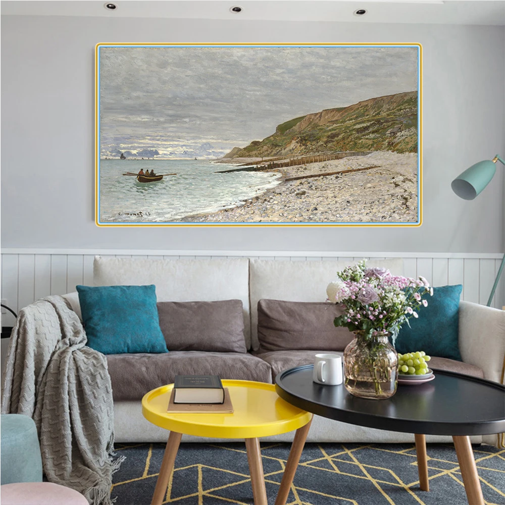 Картина маслом на холсте Клод Моне пуанте де хева