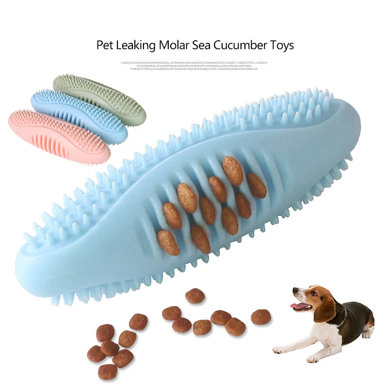 

Soft Pet Dog Toys Toy Funny Interactive Elasticity Sea Cucumber Dog Chew Toy For Dog Tooth Clean Food Extra-tough Bite Resistant