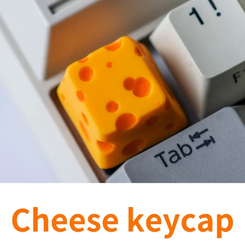 

1pc Handmade Resin Keycap For MX Switch Mechanical Keyboard Cheese Key Caps OEM And Cherry R4 Profile ESC Key position