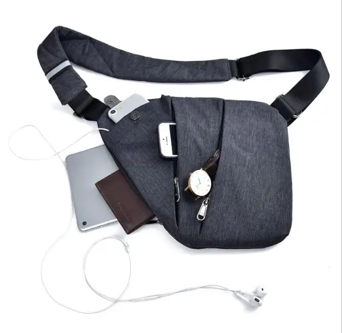 Трендовая сумка для хранения цифрового оружия Мужская нагрудная дорожный