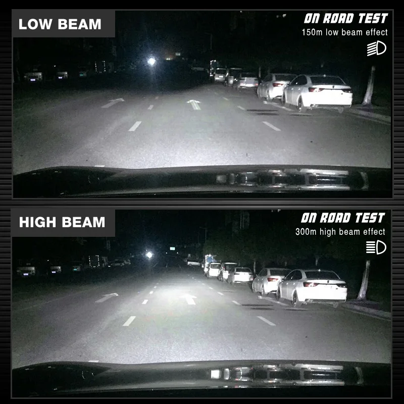 Автомобильные передсветильник светодиодный лампы H1 H4 Hi-Lo H7 H8 H9 H11 9005 HB3 9006 HB4 55 Вт лм