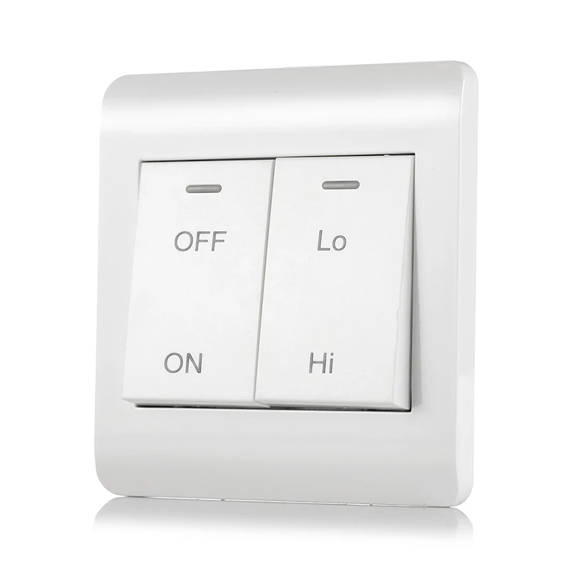 Скорость регулятор вентилятора переключатель контроллер двойная кнопка