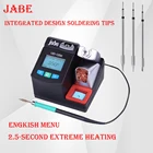 Паяльная станция Jabe, высокоточная паяльная станция без свинца, 2. Быстрое нагревание с помощью двухканальной системы электроотопления с функцией нагревания, работающей от двух каналов, с функцией быстрой зарядки, в течение 1-5 лет