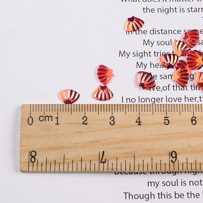 10 г морской раковины ПВХ свободные блёстки цветы для резьбы пайетками Свадебные