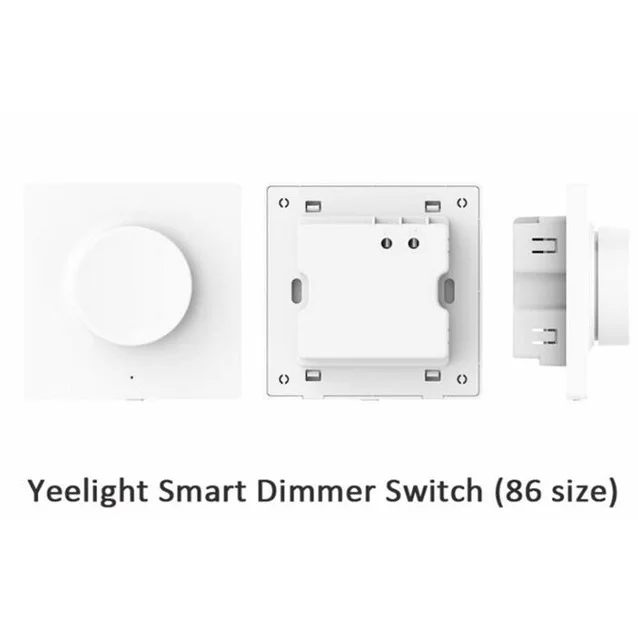 Wall insert version Новое прибытие Xiaomi Мини Йи светильник Смарт диммер интеллигентая(ый) Настройка отключения светильник по-прежнему работают 5 в 1 Дистанционное управление Умный переключатель - Цвет: Wall insert version