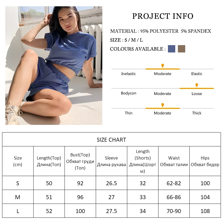 

Restve Knit Sleepwear Female Solid O Neck Short Sleeve Crap Tops 2 Piece Set Women Pajamas With Shorts Casual Home Suit Sets