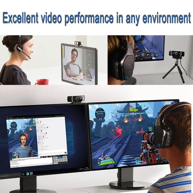 Видеокамера logitech C920E 1080p HD со встроенным микрофоном C930C C922 C525 C310 C270 подходит для
