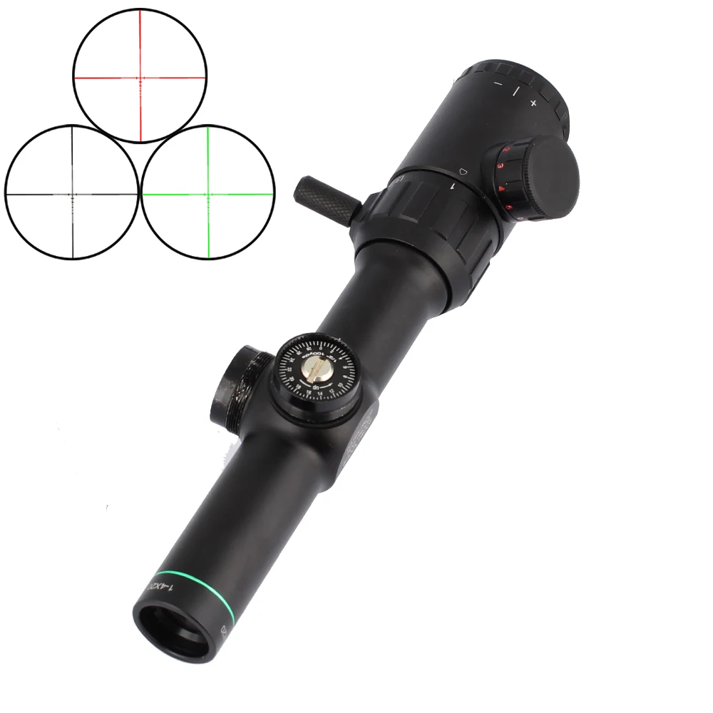 1 4x20 прицел зеленый красный с подсветкой Прицел дальномер Сетка Caza
