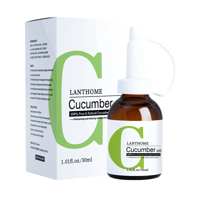 

New product cucumber oil anti-aging, anti-wrinkle removing stretch marks facial treatment essential oil