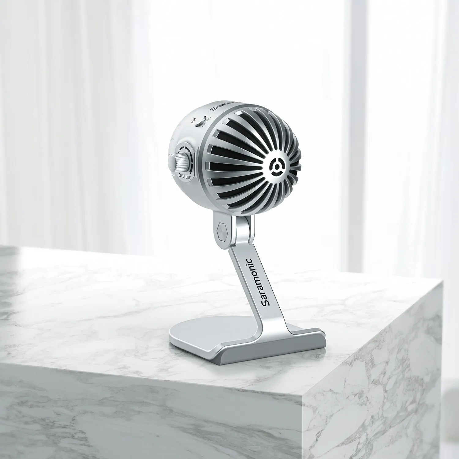 

Saramonic SmartMic MTV550 Cardioid USB Desktop Microphone Monitor for Home Recording Live Streaming Podcasting Voice-over