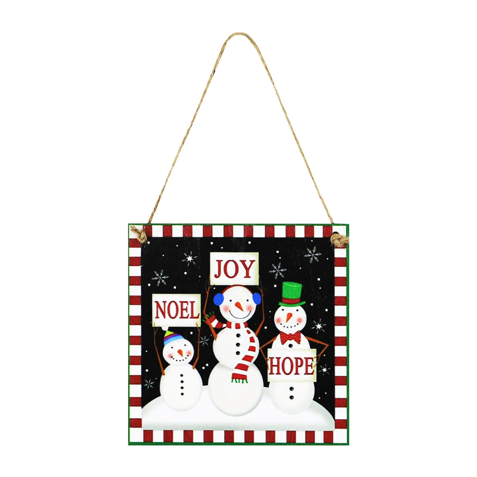 

1 шт. 2021 Новогодняя деревянная дверь, подвесной знак, Рождественское украшение для елки, Рождественское украшение для дома, деревянный подве...