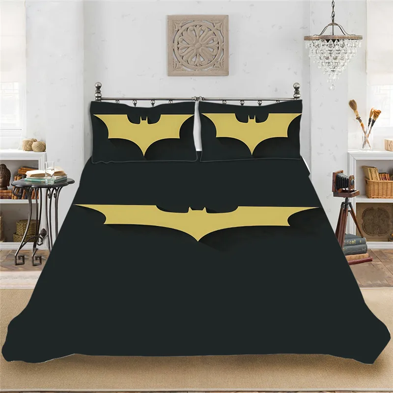 Лаконичный комплект постельного белья с Бэтменом и супергероями