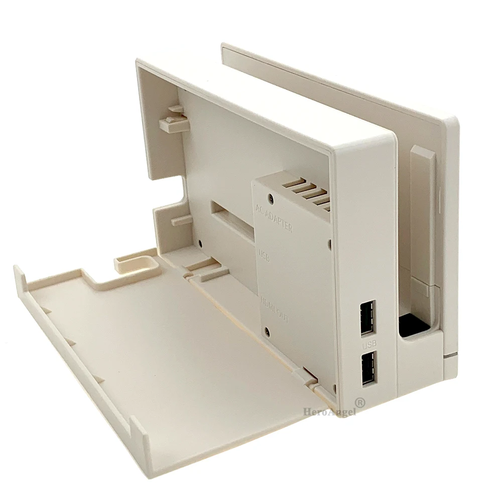 

Pink New for NS Switch Charging Dock HDMI-compatible TV Dock Charger Station Stand for Nintend Switch AC Adapter