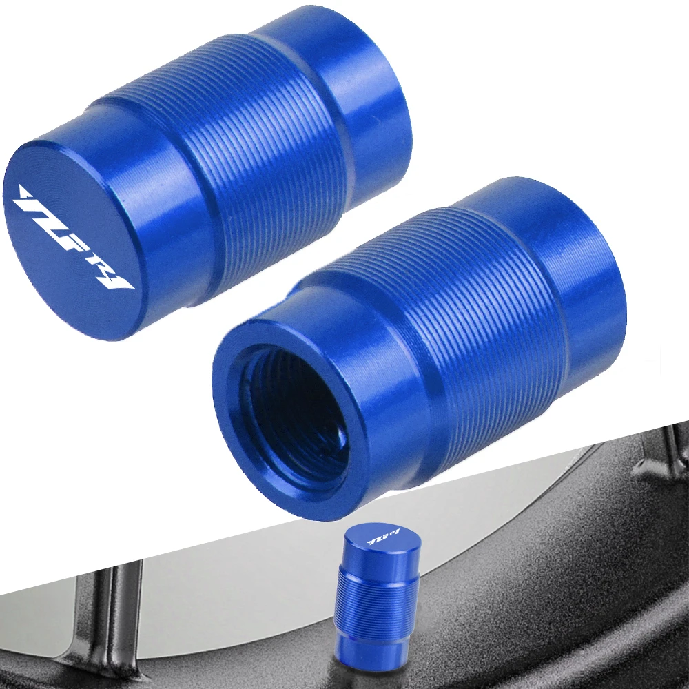 Алюминиевый колпачки для колесных шин клапанов Yamaha 1 YZF R1 YZFR1 1998 2000 2001 2002 2004 2020 2019 2018