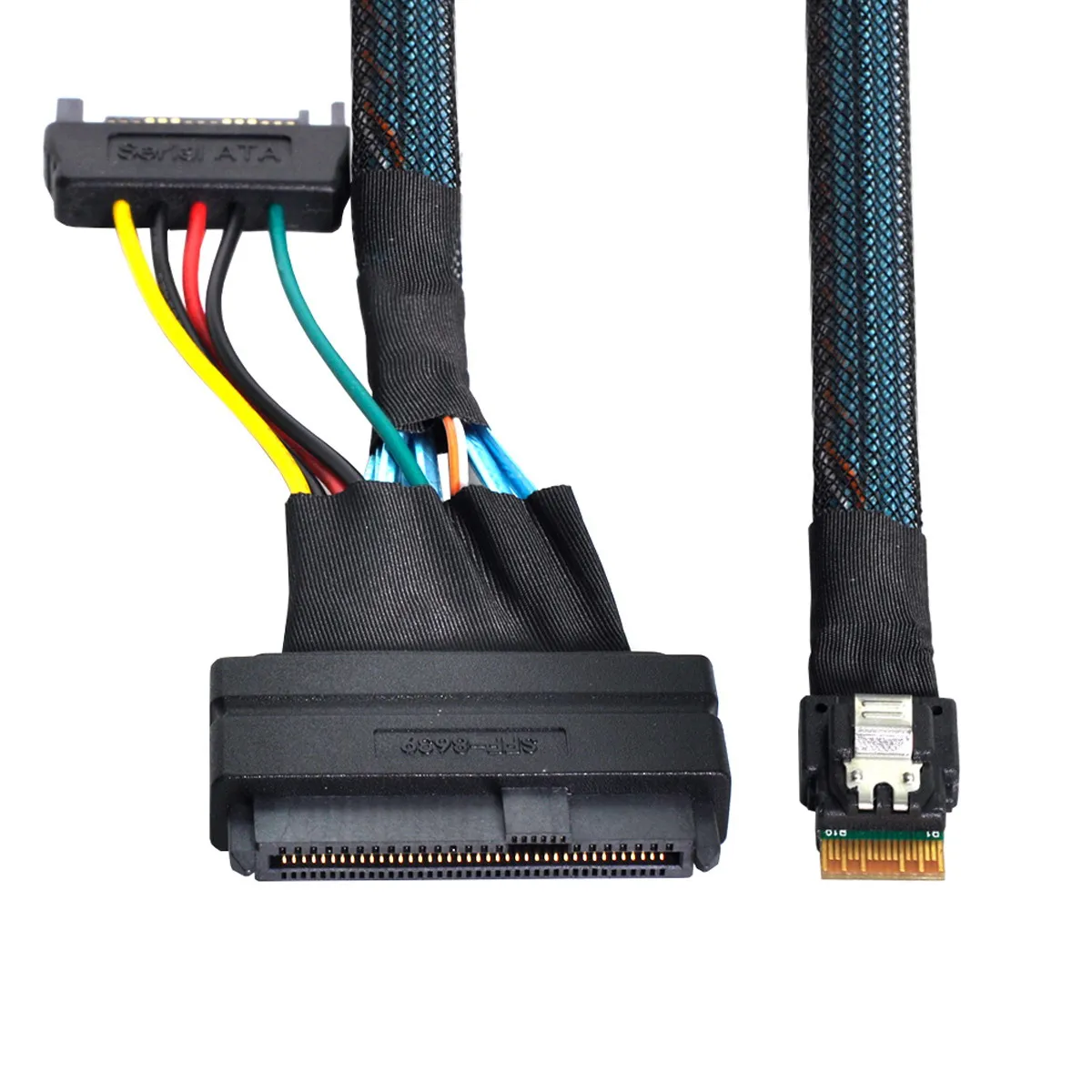 CY Chenyang U.2 U2 SFF-8639 to Slimline SFF-8654 4i NVME PCIe кабель SSD для материнской платы 750 p3600 p3700 M.2 |