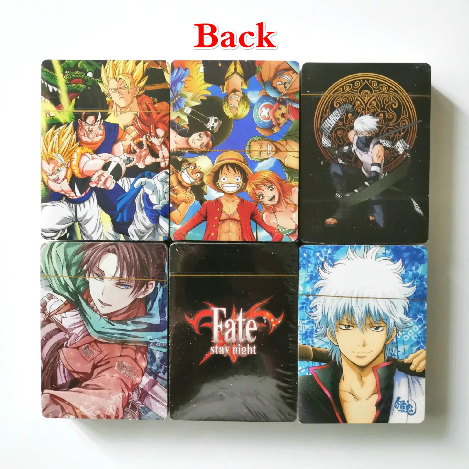 27 стилей аниме &quotFate ONE PIECE&quot Пикачу покерные игрушки хобби Коллекционирование