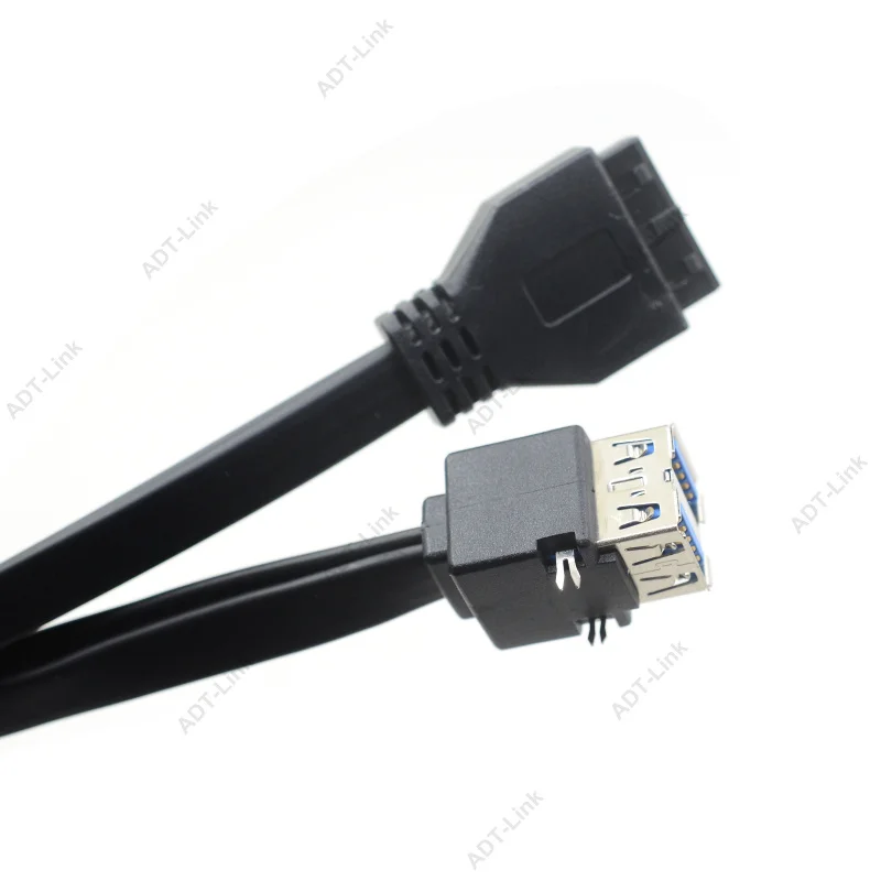 Usb 3 0 20 контактный гнездовой разъем для 2 usb a Разъем монтажа материнской платы