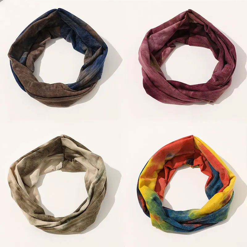 Новый винтажный Ретро ободок для волос широкая повязка на голову с двойным узлом