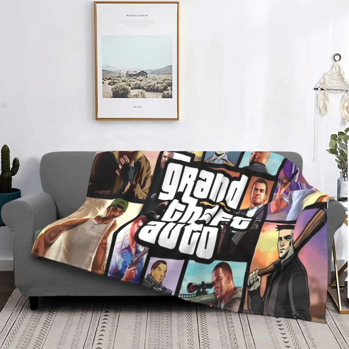 Лидер продаж фланелевое одеяло Grand Theft Auto V Gta S 2Xl |
