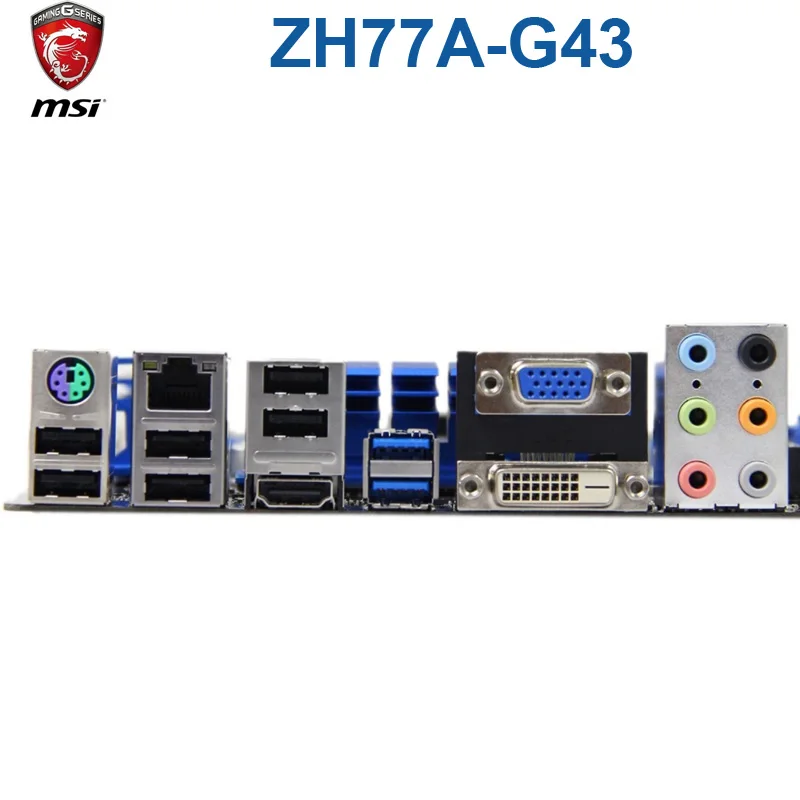 MSI ZH77A-G43    DDR3 LGA 1155  I3 I5 I7  32  USB3.0 SATA3 H77   DDR3 1155