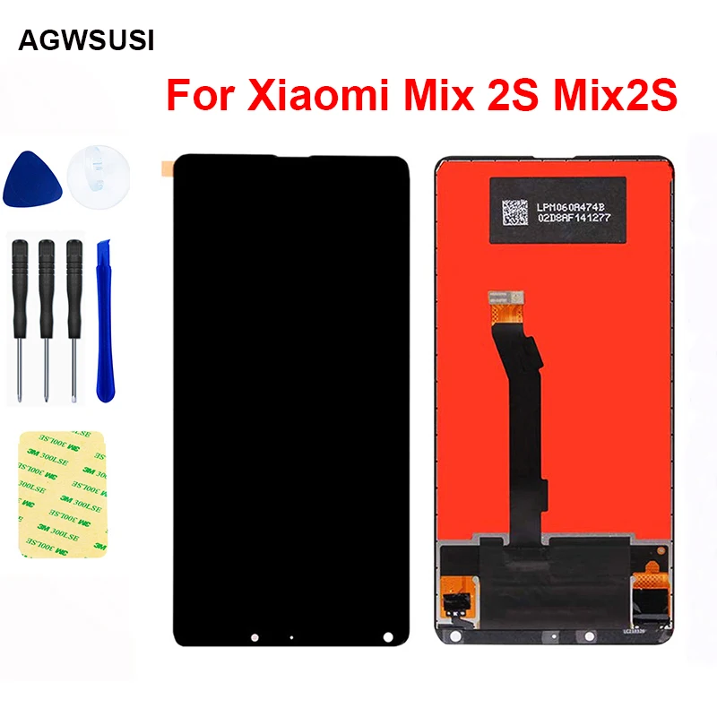 ЖК дисплей для Xiaomi Mix 2S Mix2S сенсорный экран с дигитайзером в сборе сменный