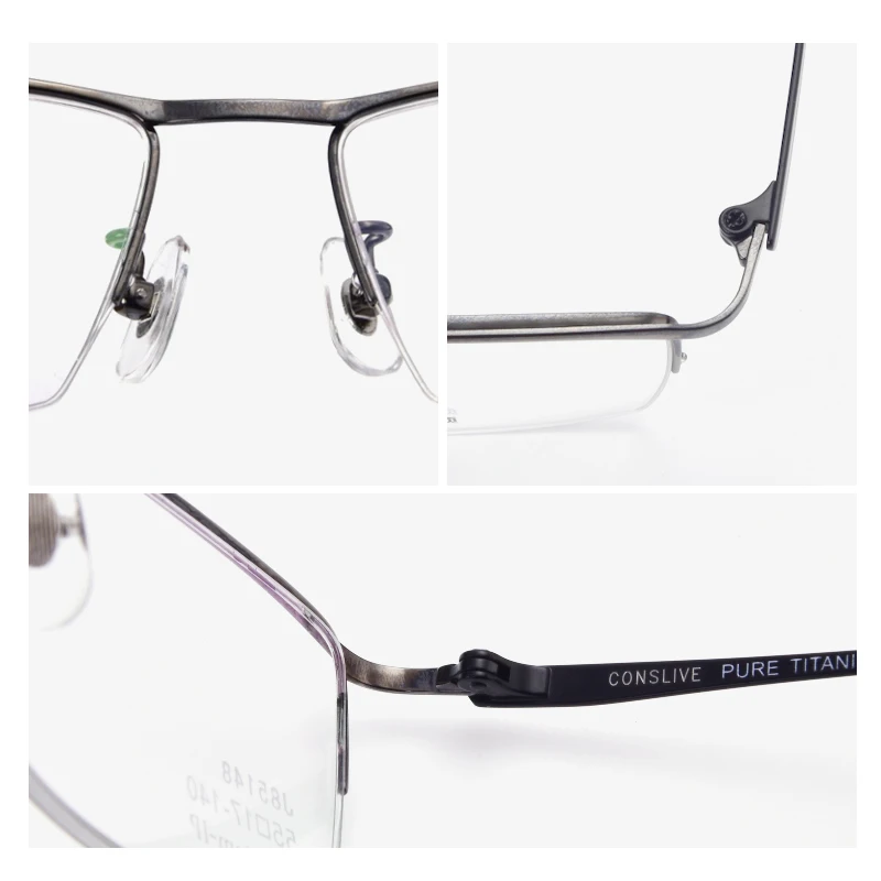 Титановая Регулируемая Оправа для Мужских Очков. Мультифокальные Мужские Очки.