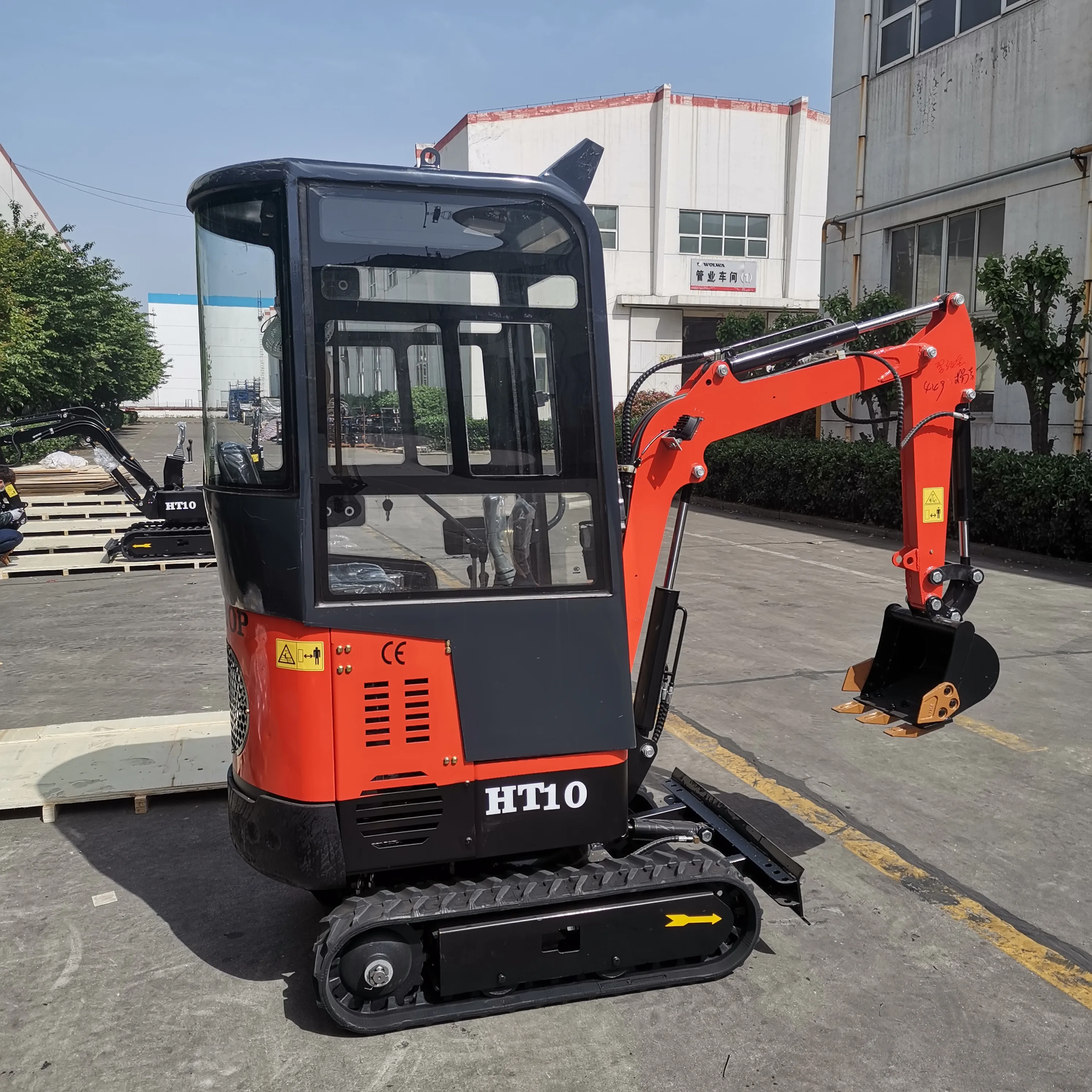2022 New CE EPA Chinese 1ton Crawler Excavator Mini Small Digger With Closed Cabin for Sale