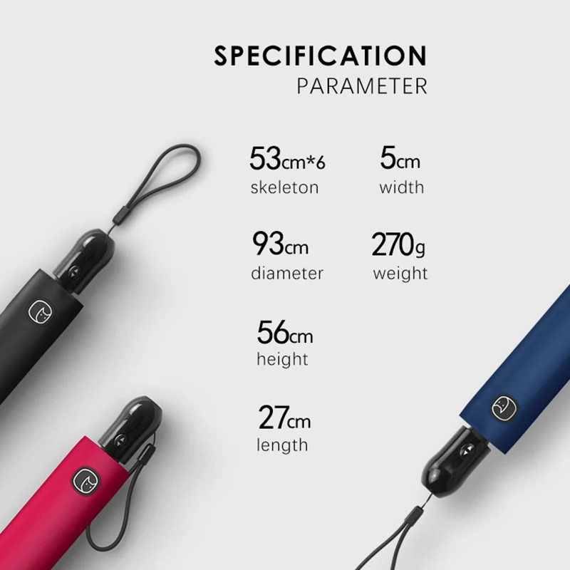 OLYCAT Сверхлегкий автоматический зонт дождь Для женщин простой Цвет