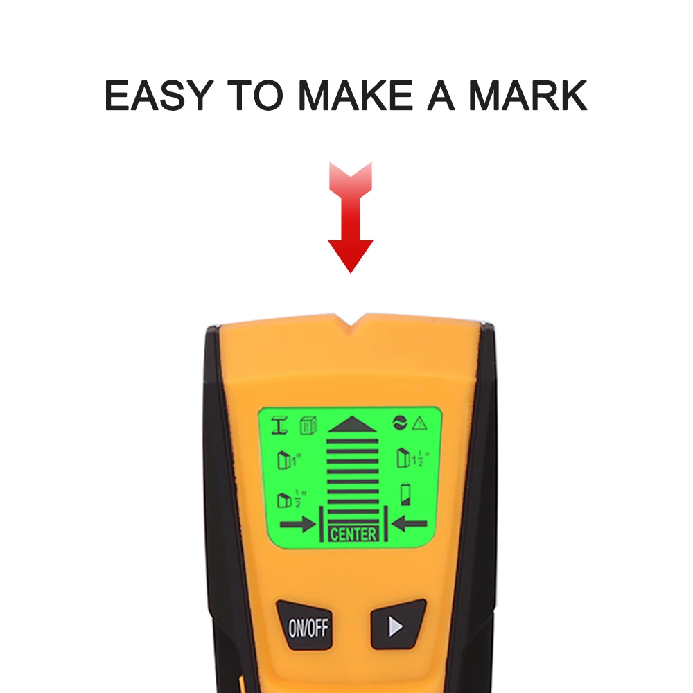 3 In 1 Metal Detector Find Wood Studs Live Wire Detect Wall Scanner Electric Box Finder | Инструменты