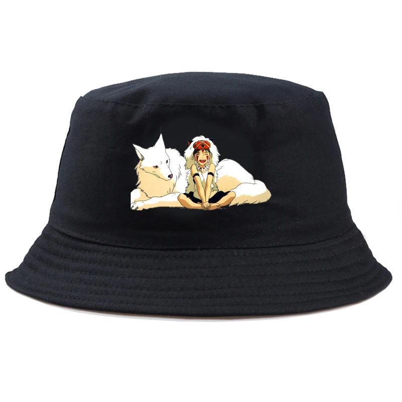 Панама для мальчиков и девочек однотонная в стиле Харадзюку с принтом |