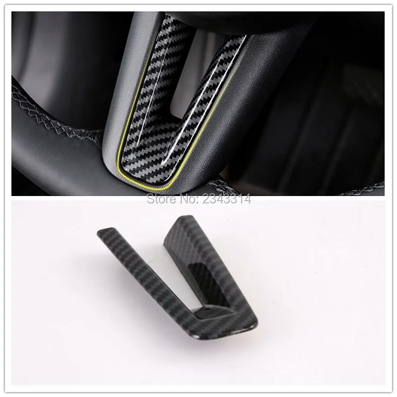 ABS углеродного волокна дверная ручка крышки Чехлы рулевого колеса автомобиля