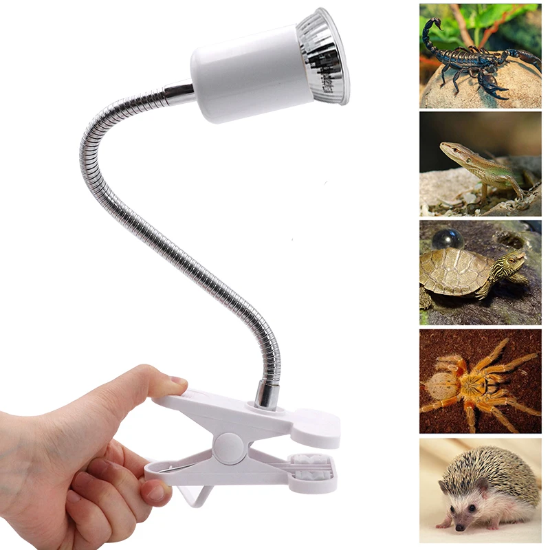 

1 комплект рептилия аквариум лампа теплоты легкого применения с зажимами для домашних животных ультрафиолетовых лучей спектров нагревател...